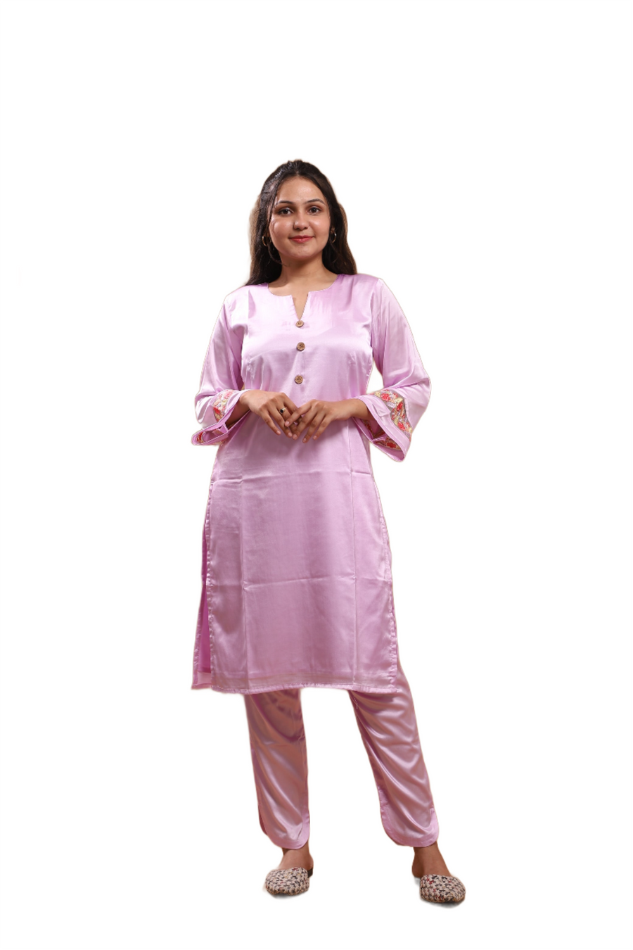 Kavya Dola Satin Kurta Set