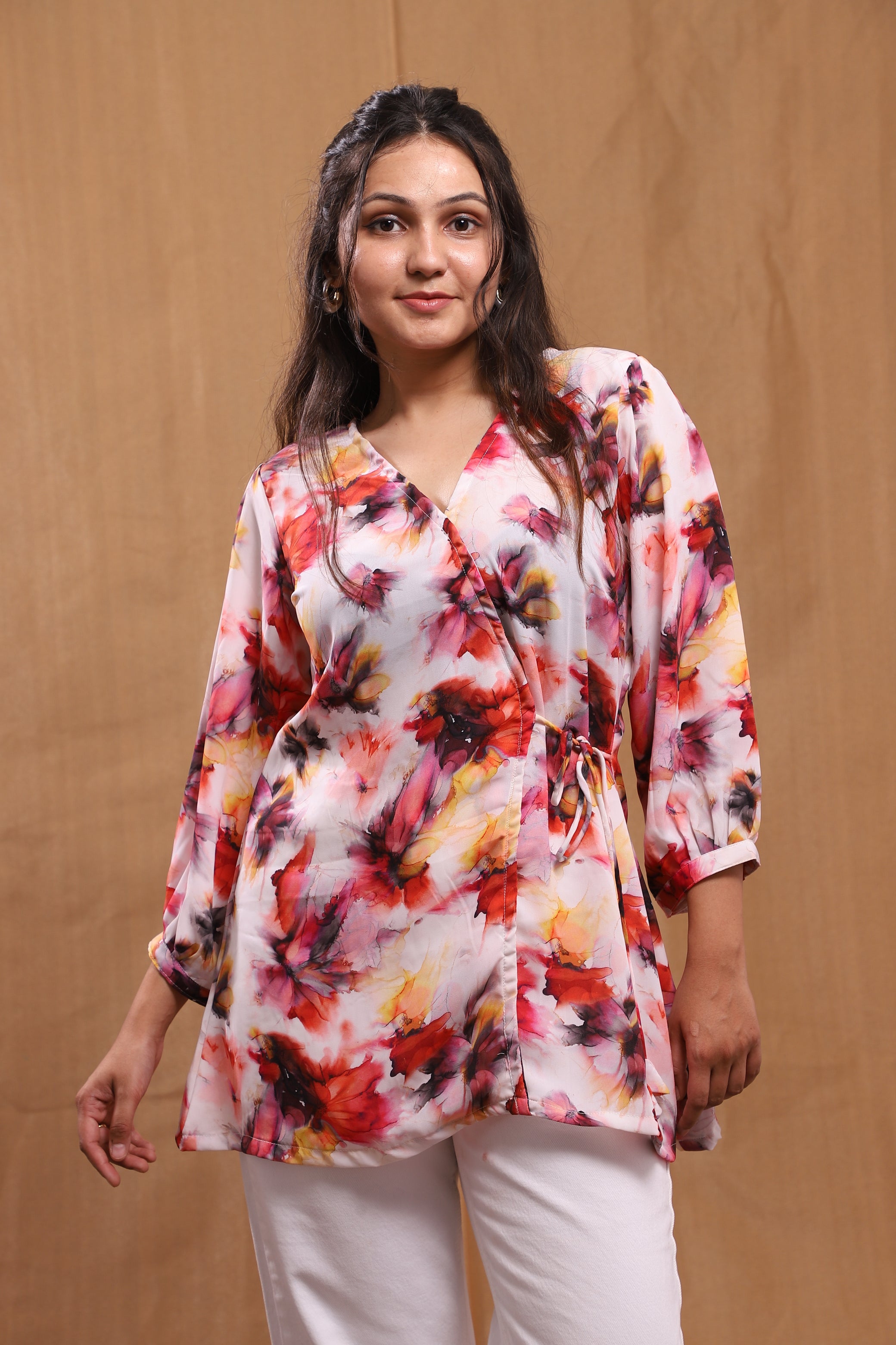 Zarah Kulfi Floral print Top