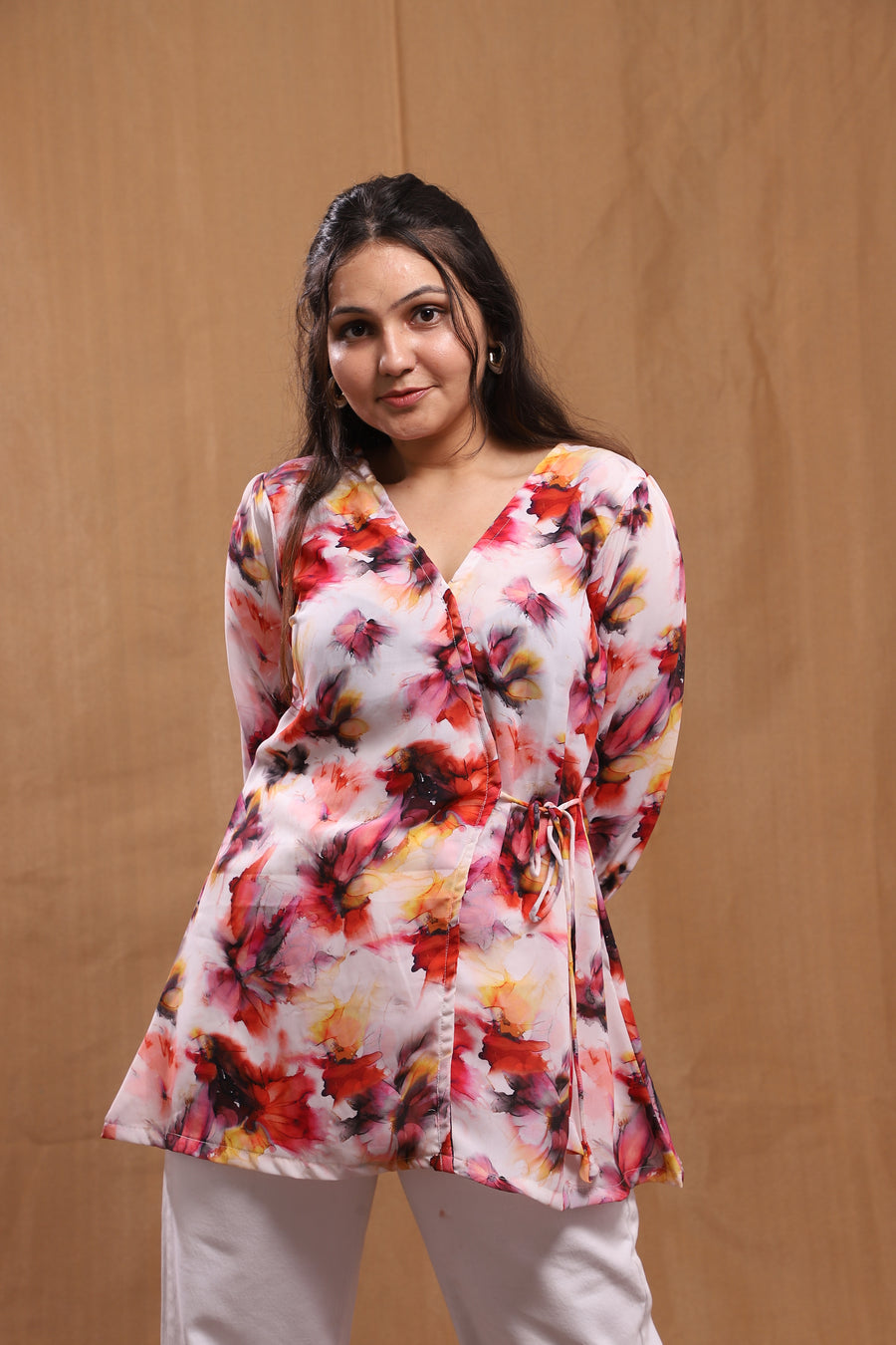 Zarah Kulfi Floral print Top