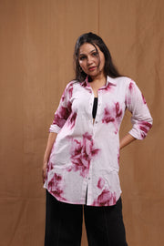 Shaaz Tie Dye Cotton Shirt