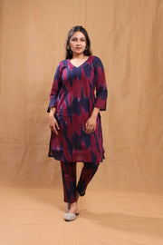 Aarohi Ikkat Cotton Kurta set