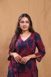 Aarohi Ikkat Cotton Kurta set