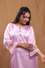 Kavya Dola Satin Kurta Set