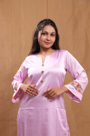 Kavya Dola Satin Kurta Set