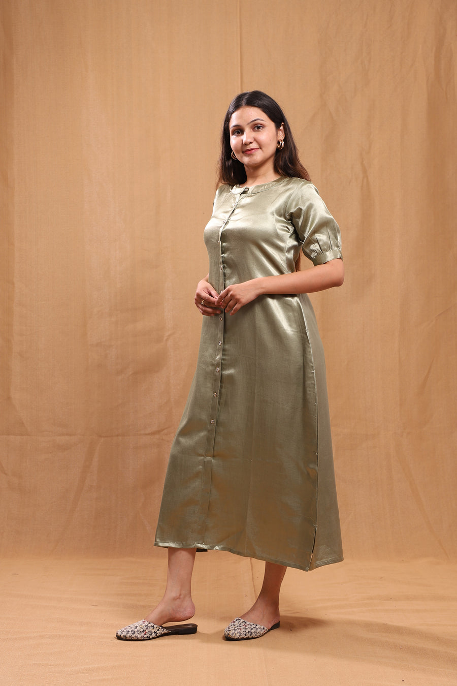 Tiya Silk Dress