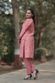 Anya Modal Chanderi Foil Print Kurta set