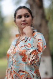 Sania Modal Satin Shirt