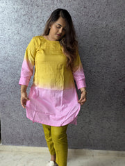 Mayra Ombre Silk Kurta Set